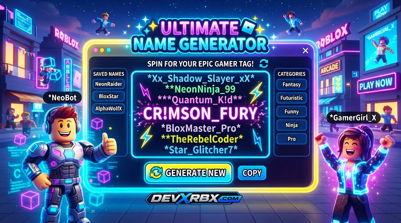 Roblox name generator