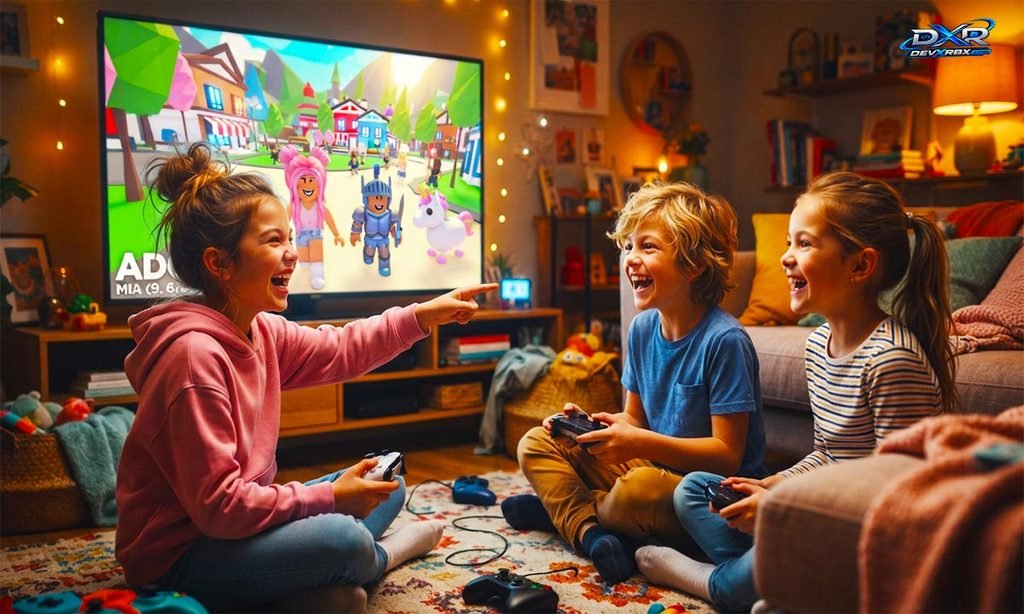 kids playing roblox